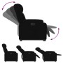 Sillón eléctrico reclinable elevable de tela negro de , Sillones - Ref: Foro24-3205228, Precio: 299,32 €, Descuento: %