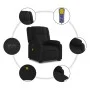 Anhebbarer elektrischer Massagesessel aus schwarzem Stoff von , Sessel - Ref: Foro24-3205240, Preis: 343,51 €, Rabatt: %