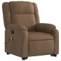 Sillón de masaje eléctrico reclinable elevable tela marrón de , Sillones - Ref: Foro24-3205242, Precio: 358,67 €, Descuento: %