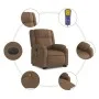 Sillón de masaje eléctrico reclinable elevable tela marrón de , Sillones - Ref: Foro24-3205242, Precio: 358,67 €, Descuento: %