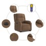 Sillón de masaje eléctrico reclinable elevable tela marrón de , Sillones - Ref: Foro24-3205242, Precio: 338,47 €, Descuento: %