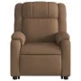 Anhebbarer, elektrisch verstellbarer Massagesessel aus braunem Stoff von , Sessel - Ref: Foro24-3205242, Preis: 358,67 €, Rab...