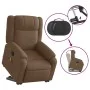 Sillón de masaje eléctrico reclinable elevable tela marrón de , Sillones - Ref: Foro24-3205242, Precio: 358,67 €, Descuento: %