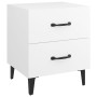 Mesitas de noche 2 unidades blancas 40x35x47,5 cm de vidaXL, Mesitas de noche - Ref: Foro24-811989, Precio: 83,22 €, Descuent...