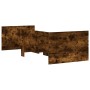 Estructura de cama con cajones roble ahumado 100x200 cm de , Camas y somieres - Ref: Foro24-3207340, Precio: 167,51 €, Descue...