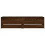 Estructura de cama con cajones roble marrón 90x200 cm de , Camas y somieres - Ref: Foro24-3207349, Precio: 195,74 €, Descuent...