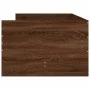 Estructura de cama con cajones roble marrón 90x200 cm de , Camas y somieres - Ref: Foro24-3207349, Precio: 191,31 €, Descuent...