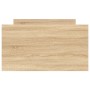 Estructura de cama con cajones roble Sonoma 90x190 cm de , Camas y somieres - Ref: Foro24-3207380, Precio: 155,15 €, Descuent...