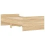 Estructura de cama con cajones roble Sonoma 90x190 cm de , Camas y somieres - Ref: Foro24-3207380, Precio: 149,06 €, Descuent...