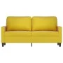 Sofá de 2 plazas terciopelo amarillo 140 cm de , Sofás - Ref: Foro24-359205, Precio: 242,10 €, Descuento: %