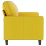 Sofá de 2 plazas terciopelo amarillo 140 cm de , Sofás - Ref: Foro24-359205, Precio: 242,10 €, Descuento: %