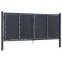 Anthrazitgraues Gartentor aus Stahl 300x125 cm von vidaXL, Gartentore - Ref: Foro24-144525, Preis: 544,94 €, Rabatt: %