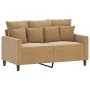 Sofá de 2 plazas terciopelo marrón 120 cm de , Sofás - Ref: Foro24-359300, Precio: 192,87 €, Descuento: %