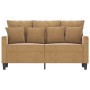 Sofá de 2 plazas terciopelo marrón 120 cm de , Sofás - Ref: Foro24-359300, Precio: 195,86 €, Descuento: %