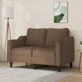 Sofá de 2 plazas de tela marrón 120 cm de , Sofás - Ref: Foro24-359354, Precio: 212,21 €, Descuento: %