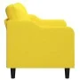 2 seater sofa in light yellow fabric 120 cm by , Sofas - Ref: Foro24-359356, Price: 200,33 €, Discount: %