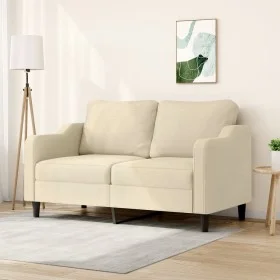 Sofá de 2 plazas de tela color crema 140 cm de , Sofás - Ref: Foro24-359361, Precio: 220,32 €, Descuento: %