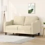 Sofá de 2 plazas de tela color crema 140 cm de , Sofás - Ref: Foro24-359361, Precio: 220,32 €, Descuento: %