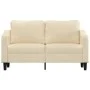 Sofá de 2 plazas de tela color crema 140 cm de , Sofás - Ref: Foro24-359361, Precio: 220,32 €, Descuento: %