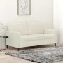 Sofá de 2 plazas terciopelo color crema 140 cm de , Sofás - Ref: Foro24-359450, Precio: 251,09 €, Descuento: %