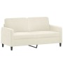 Sofá de 2 plazas terciopelo color crema 140 cm de , Sofás - Ref: Foro24-359450, Precio: 256,88 €, Descuento: %