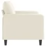 Sofá de 2 plazas terciopelo color crema 140 cm de , Sofás - Ref: Foro24-359450, Precio: 251,09 €, Descuento: %