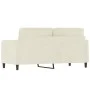 Sofá de 2 plazas terciopelo color crema 140 cm de , Sofás - Ref: Foro24-359450, Precio: 251,09 €, Descuento: %