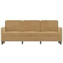 Sofá de 3 plazas terciopelo marrón 180 cm de , Sofás - Ref: Foro24-359459, Precio: 302,63 €, Descuento: %