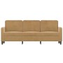 Sofá de 3 plazas terciopelo marrón 180 cm de , Sofás - Ref: Foro24-359459, Precio: 311,67 €, Descuento: %