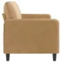 Sofá de 3 plazas terciopelo marrón 180 cm de , Sofás - Ref: Foro24-359459, Precio: 302,63 €, Descuento: %