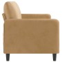 Sofá de 3 plazas terciopelo marrón 180 cm de , Sofás - Ref: Foro24-359459, Precio: 311,67 €, Descuento: %