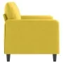Sofá de 2 plazas terciopelo amarillo 120 cm de , Sofás - Ref: Foro24-359438, Precio: 231,27 €, Descuento: %