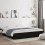 Estructura cama con cajones madera ingeniería negra 180x200 cm de , Camas y somieres - Ref: Foro24-3207253, Precio: 209,77 €,...