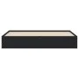 Estructura cama con cajones madera ingeniería negra 180x200 cm de , Camas y somieres - Ref: Foro24-3207253, Precio: 209,77 €,...