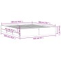 Cama con cajones madera ingeniería marrón roble 180x200 cm de , Camas y somieres - Ref: Foro24-3207258, Precio: 193,21 €, Des...