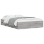 Cama con cajones madera ingeniería gris Sonoma 120x200 cm de , Camas y somieres - Ref: Foro24-3207285, Precio: 206,35 €, Desc...