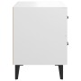 Mesitas de noche 2 unidades blancas 40x35x47,5 cm de vidaXL, Mesitas de noche - Ref: Foro24-811989, Precio: 83,22 €, Descuent...