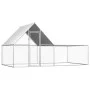 Gallinero acero galvanizado 4x2x2 m de vidaXL, Jaulas y habitáculos para animales pequeños - Ref: Foro24-144556, Precio: 251,...