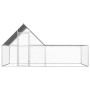 Gallinero acero galvanizado 4x2x2 m de vidaXL, Jaulas y habitáculos para animales pequeños - Ref: Foro24-144556, Precio: 256,...