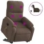 Sillón masaje eléctrico reclinable elevable tela marrón de , Sillones - Ref: Foro24-3204949, Precio: 364,72 €, Descuento: %