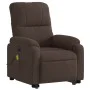 Sillón masaje eléctrico reclinable elevable tela marrón de , Sillones - Ref: Foro24-3204949, Precio: 364,72 €, Descuento: %