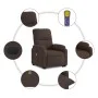 Sillón masaje eléctrico reclinable elevable tela marrón de , Sillones - Ref: Foro24-3204949, Precio: 364,72 €, Descuento: %