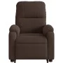Sillón masaje eléctrico reclinable elevable tela marrón de , Sillones - Ref: Foro24-3204949, Precio: 364,72 €, Descuento: %