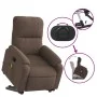 Sillón masaje eléctrico reclinable elevable tela marrón de , Sillones - Ref: Foro24-3204949, Precio: 364,72 €, Descuento: %