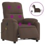 Sillón reclinable de masaje eléctrico tela de microfibra marrón de , Sillones - Ref: Foro24-3204921, Precio: 280,50 €, Descue...