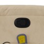 Sillón reclinable de masaje elevable tela de microfibra crema de , Sillones - Ref: Foro24-3204940, Precio: 318,73 €, Descuent...