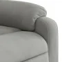 Sillón reclinable masaje eléctrico tela microfibra gris claro de , Sillones - Ref: Foro24-3204923, Precio: 280,48 €, Descuent...