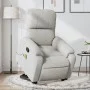 Sillón reclinable de masaje elevable tela microfibra gris claro de , Sillones - Ref: Foro24-3204937, Precio: 315,57 €, Descue...