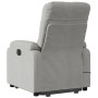 Sillón reclinable de masaje elevable tela microfibra gris claro de , Sillones - Ref: Foro24-3204937, Precio: 312,65 €, Descue...