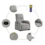 Hebbarer Massagesessel aus hellgrauem Mikrofaserstoff von , Sessel - Ref: Foro24-3204937, Preis: 315,57 €, Rabatt: %